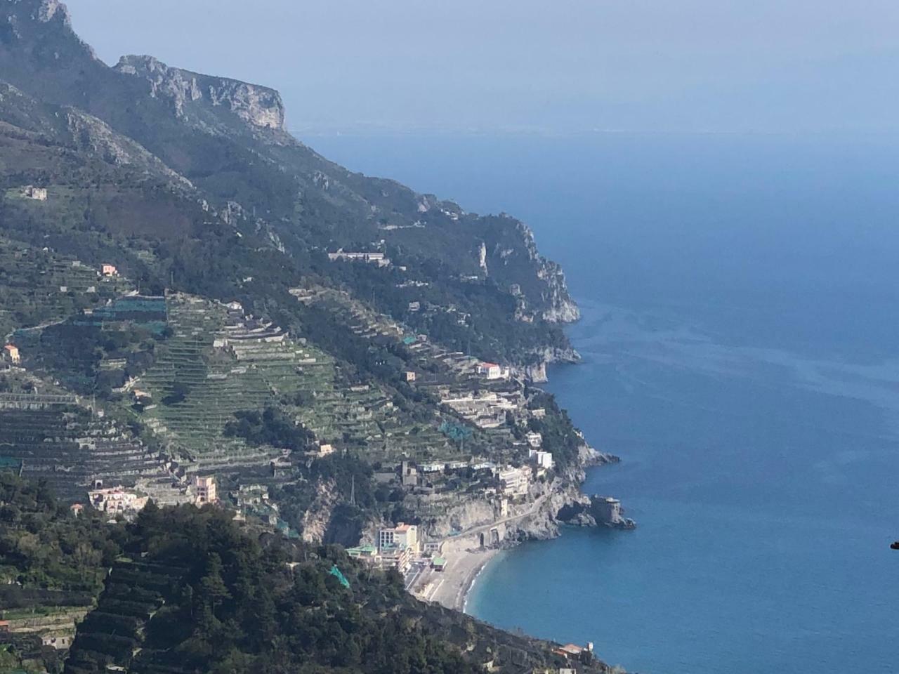 Chez Rosa - Cozy Sea View Openspace - 10Mins From Belmond Caruso Ravello Bagian luar foto